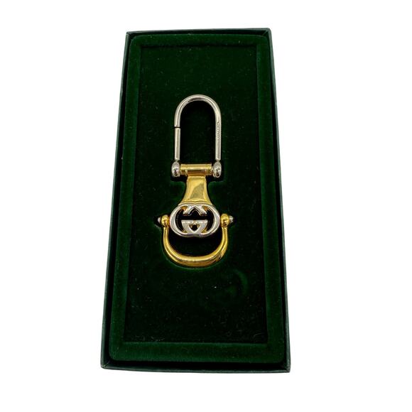 Gucci Vintage GG Horsebit Keychain*Comes with Vintage Gucci Box*Awesome shape - Picture 3 of 5